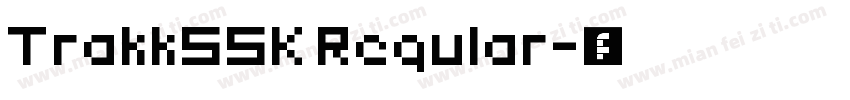 TrakkSSK Regular字体转换